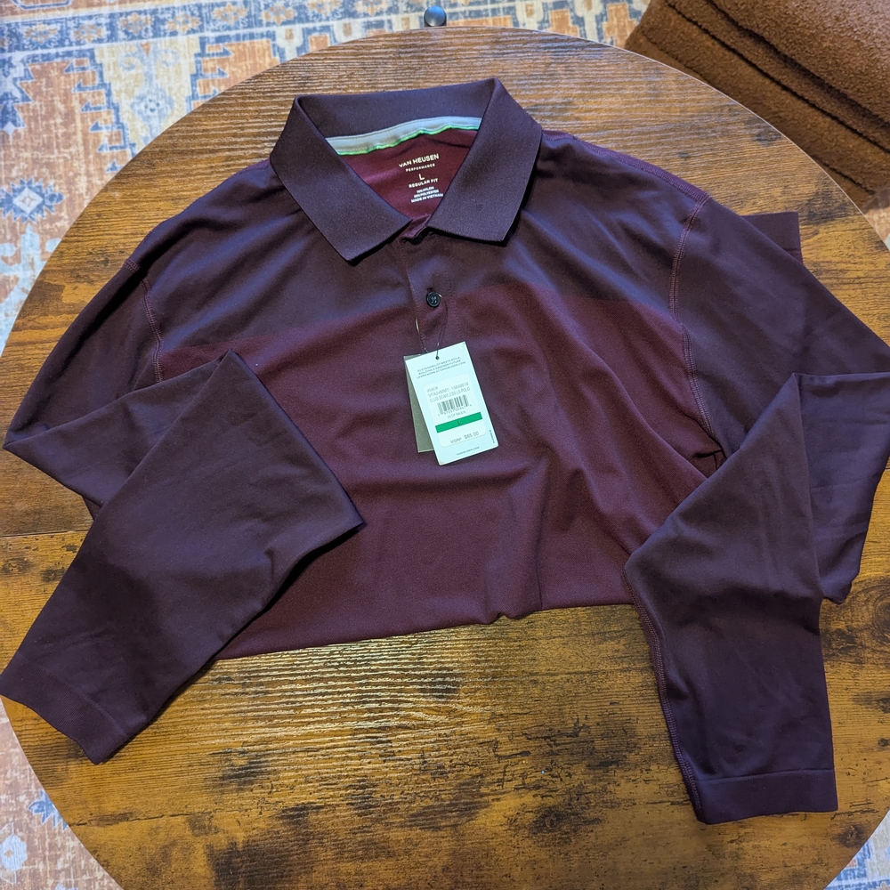 Van Heusen Maroon Polo Shirt
